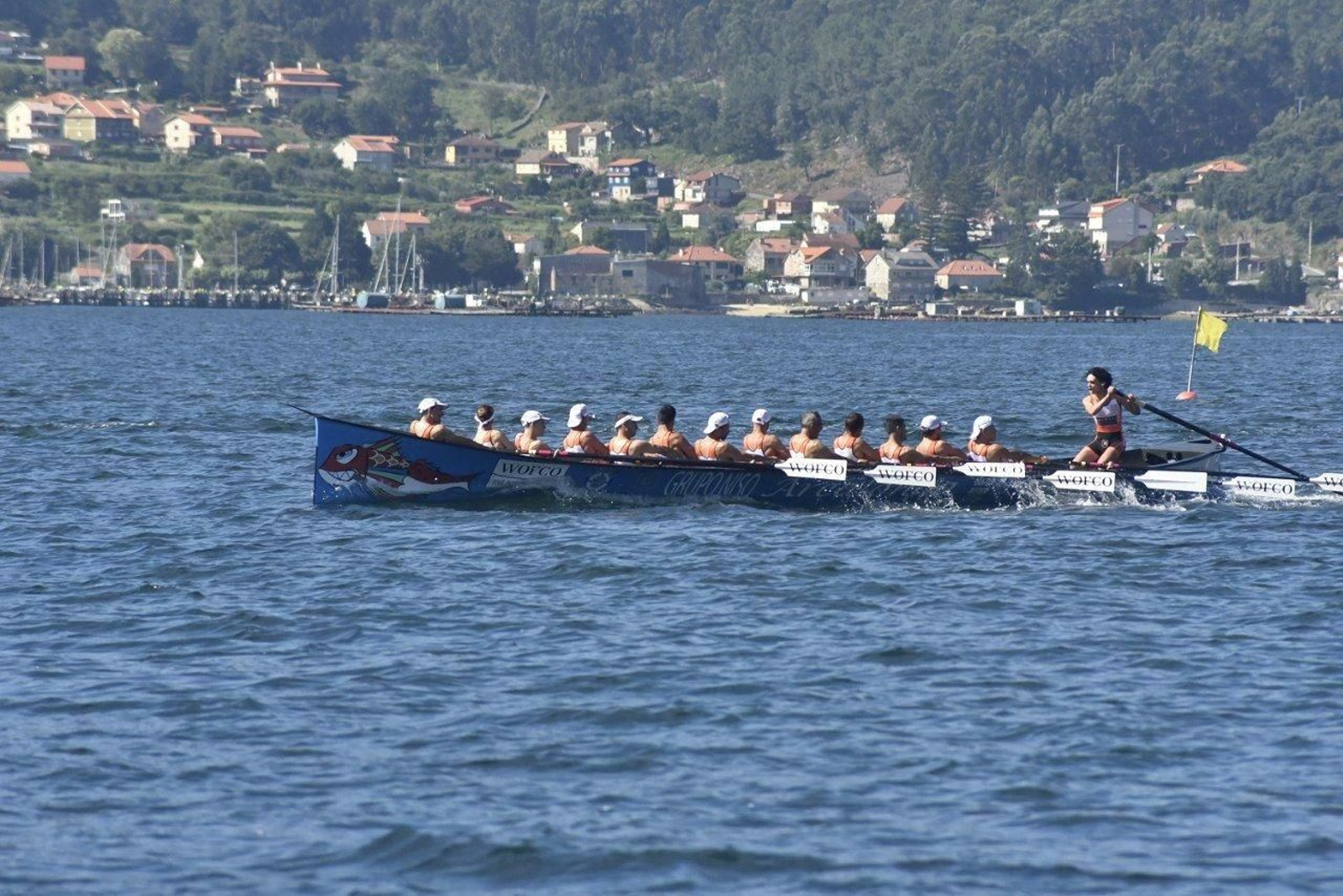 Traiñeiras en Redondela.