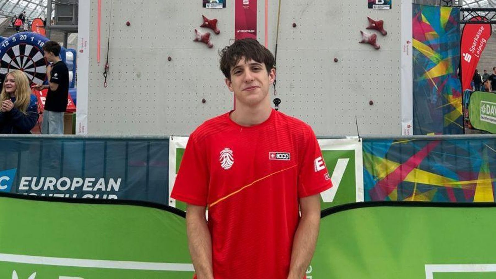 Pacios, en la Copa de Europa.