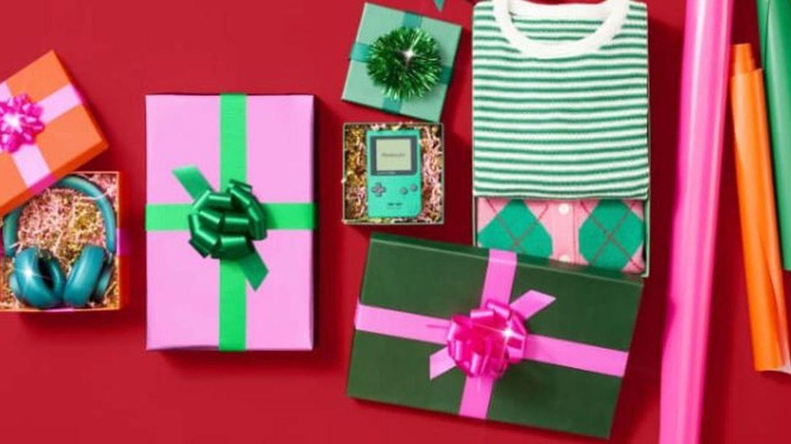 Regalos preparados para las fiestas navideñas.