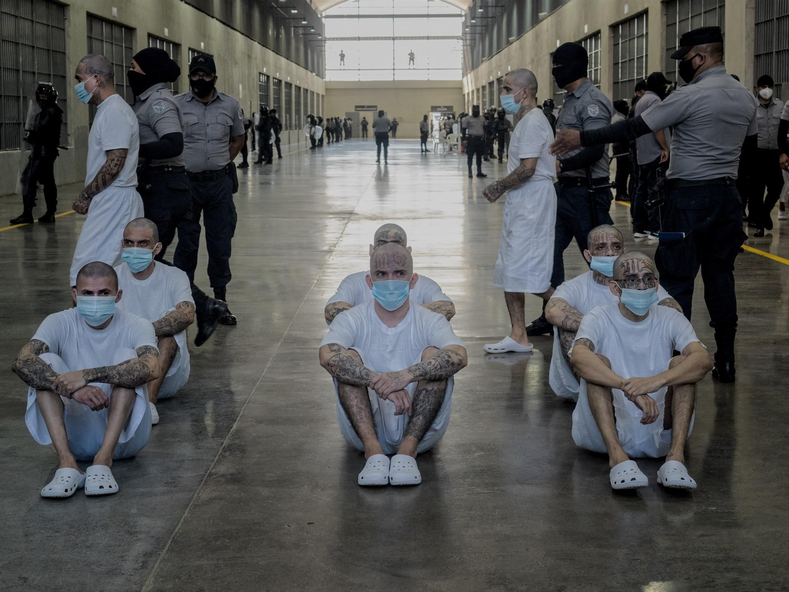 Reclusos en prisión de alta seguridad en EEUU