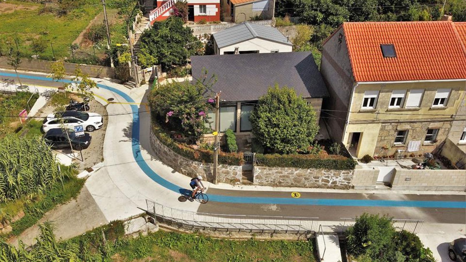 Rúa azul. (FOTO:COAG)