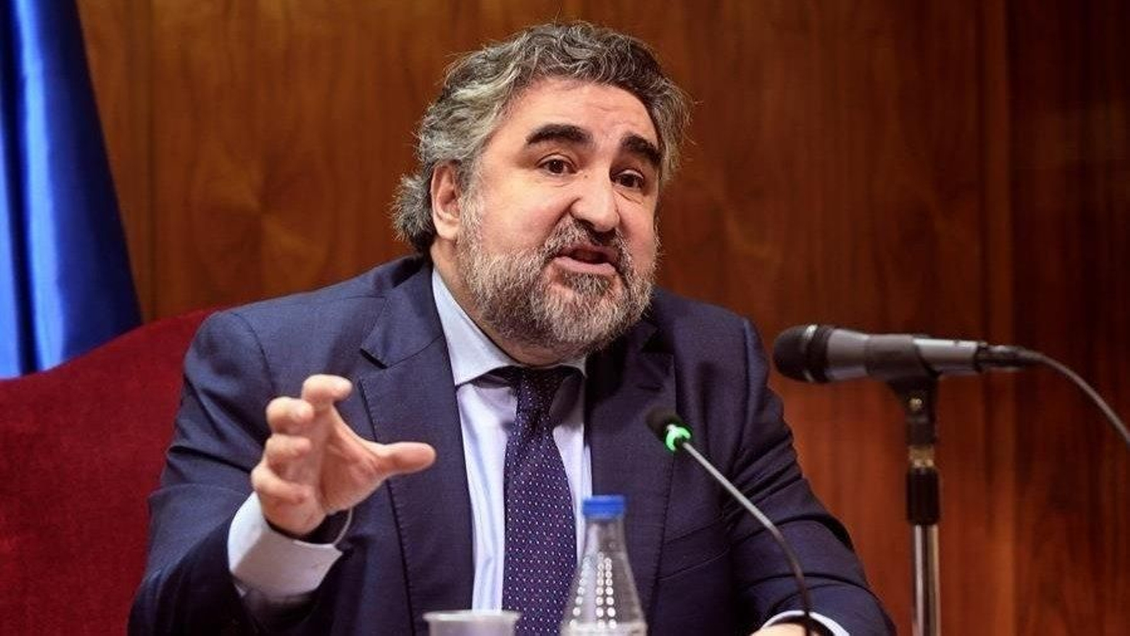 el portavoz adjunto del PSOE en la Asamblea de Madrid y exdelegado del Gobierno en Madrid José Manuel Rodríguez Uribes que será el nuevo ministro de Cultura y Deportes