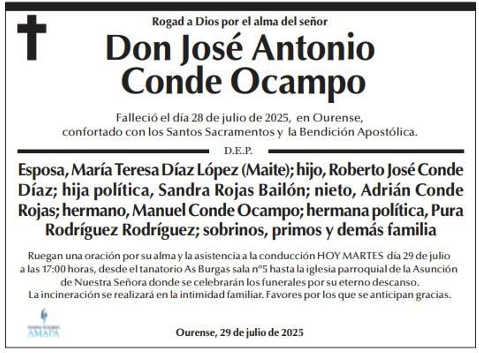 Las despedidas de hoy / La Región