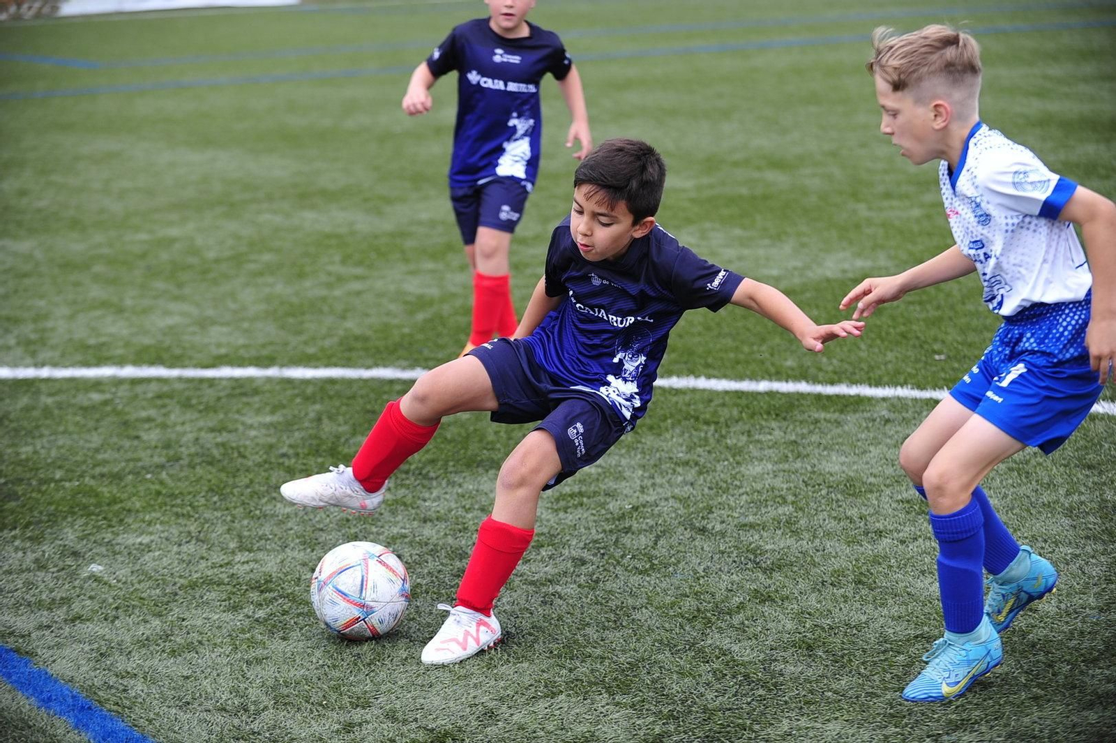 MACEDA 29/06/2024.-  Torneo de fútbol en Maceda. José Paz