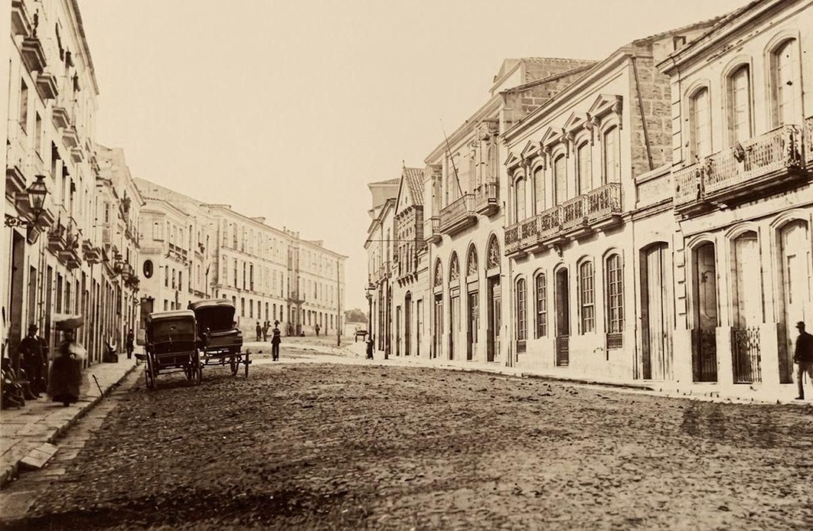 Calle Progreso a comienzos del siglo XX.