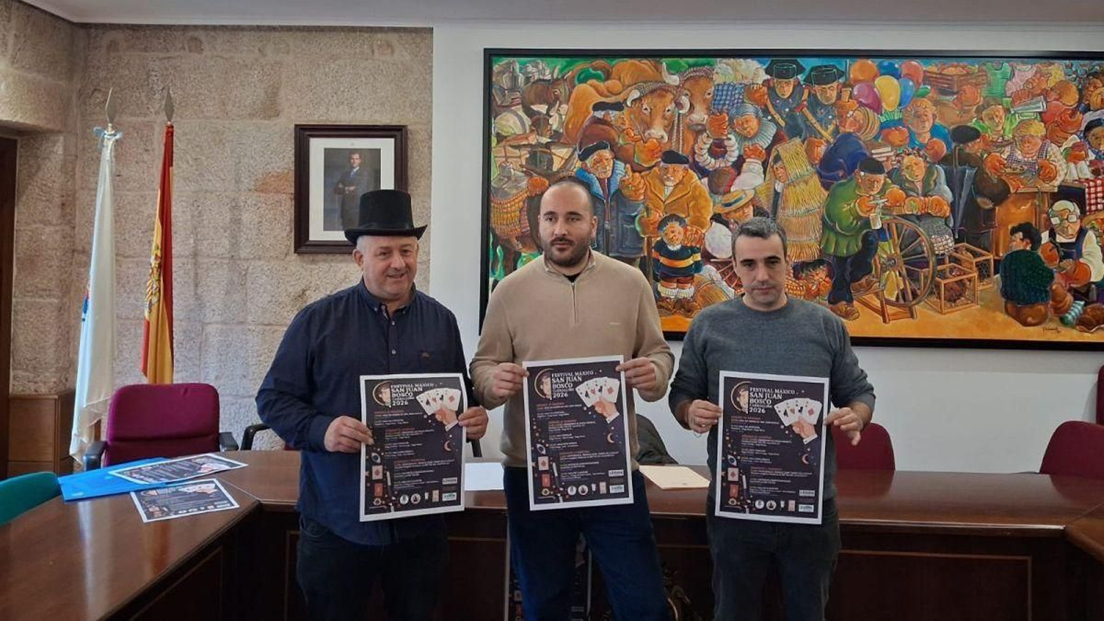 Martín Domínguez, Diego Fernández y Santiago Cristóbal.