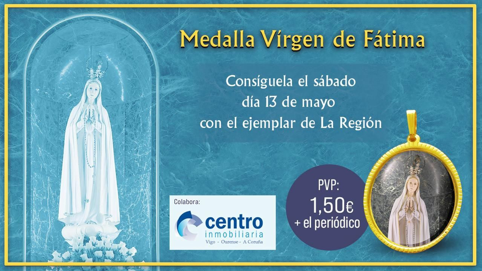 Medalla Virgen de Fátima