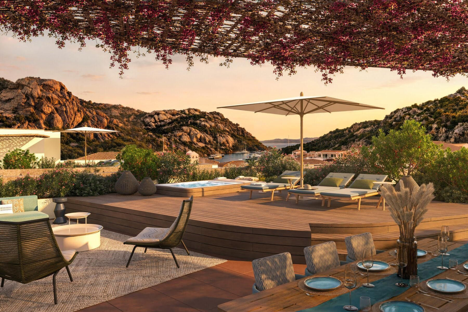 Vistas desde W Residences Sardinia-Poltu Quatu, en Cerdeña