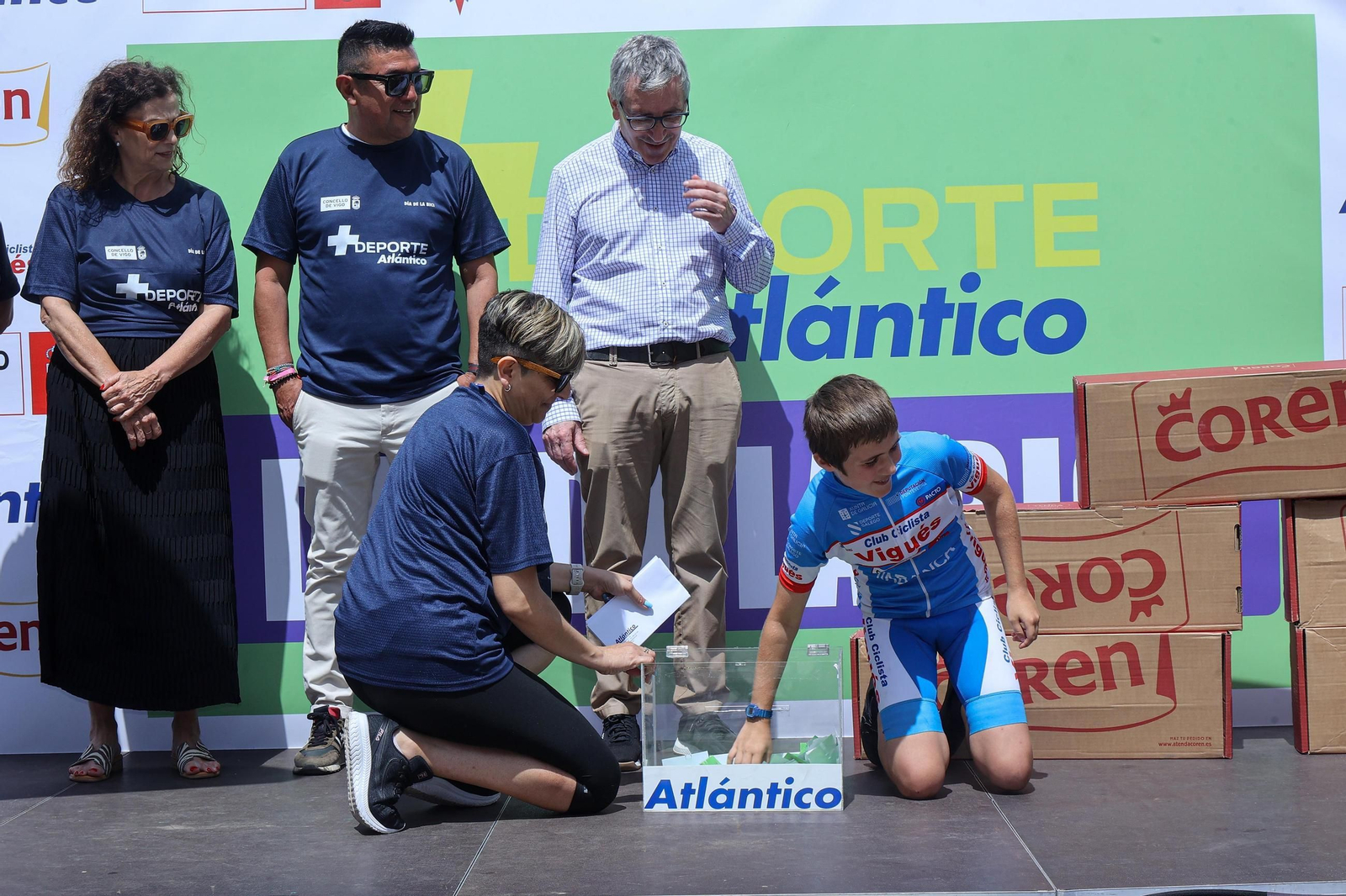 Galería | El ciclismo toma Vigo con la primera edición del Día de la Bici de Atlántico