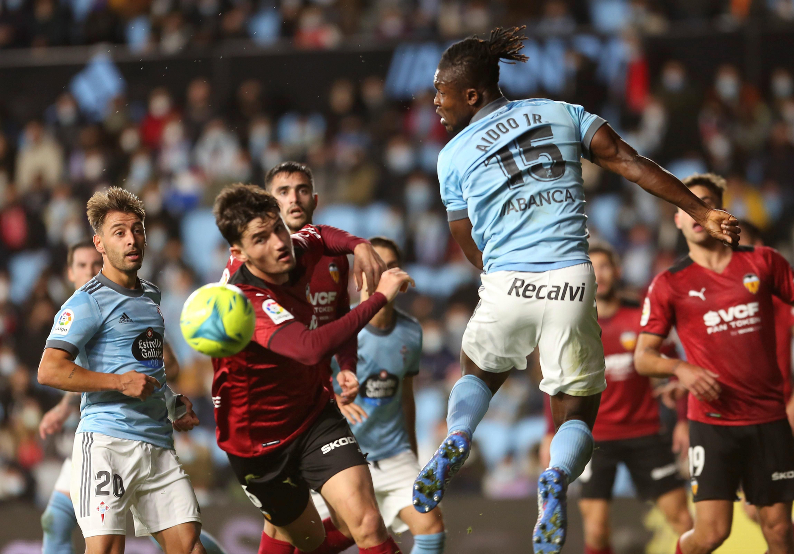 Celta-Valencia. // EFE
