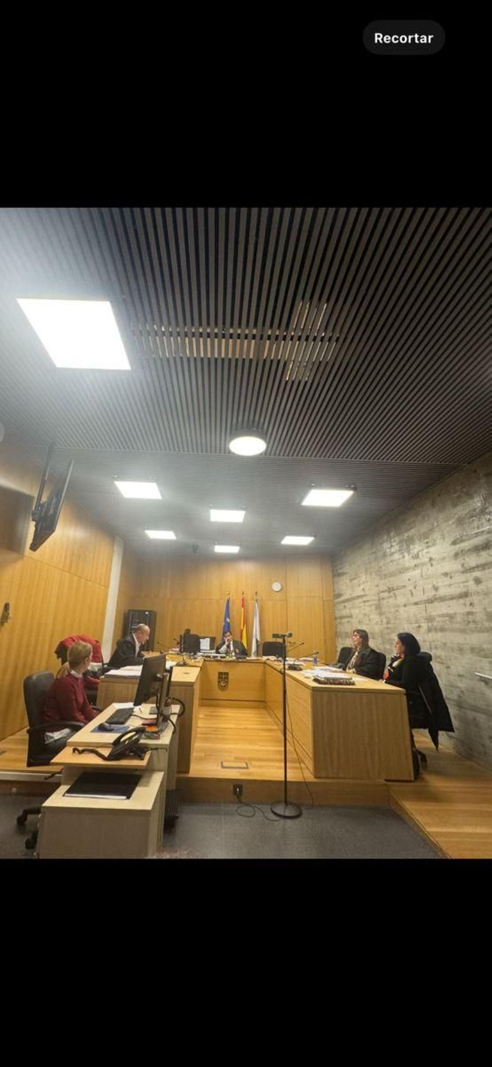 Primero de los dos juicios celebrados en el Social 1 por demandas de trabajadoras del Colexio da Avogacía.