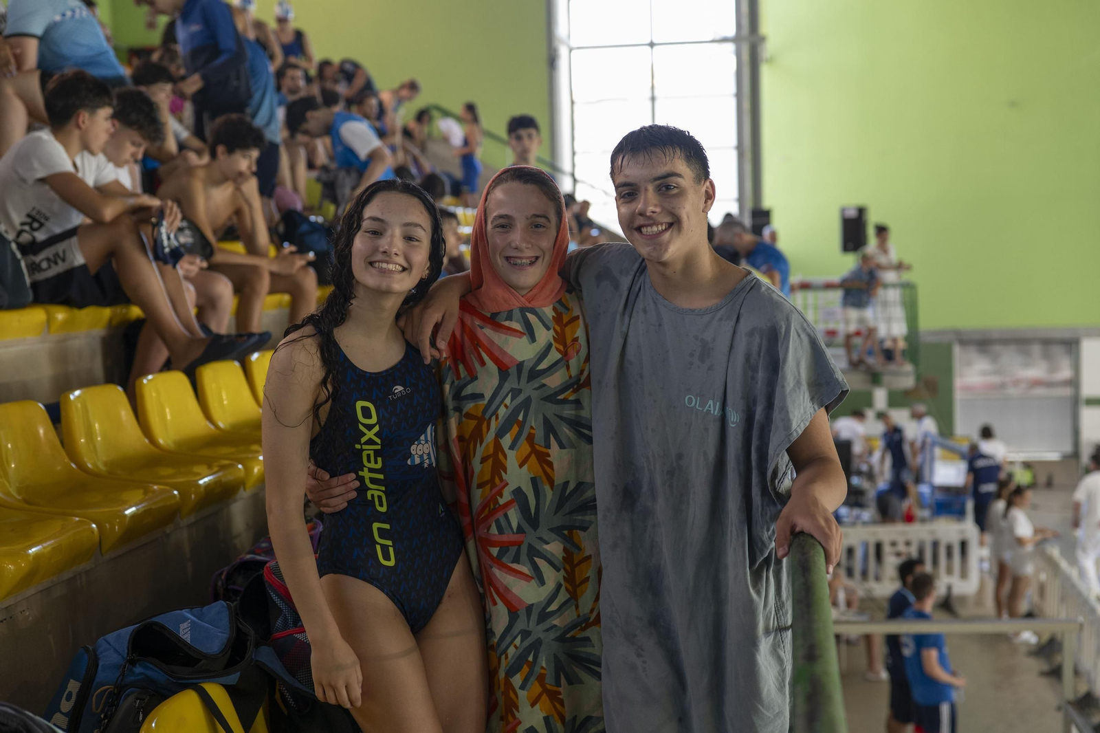 El CN Pabellón logra un triplete de alegrías en casa durante el Campeonato Gallego de natación