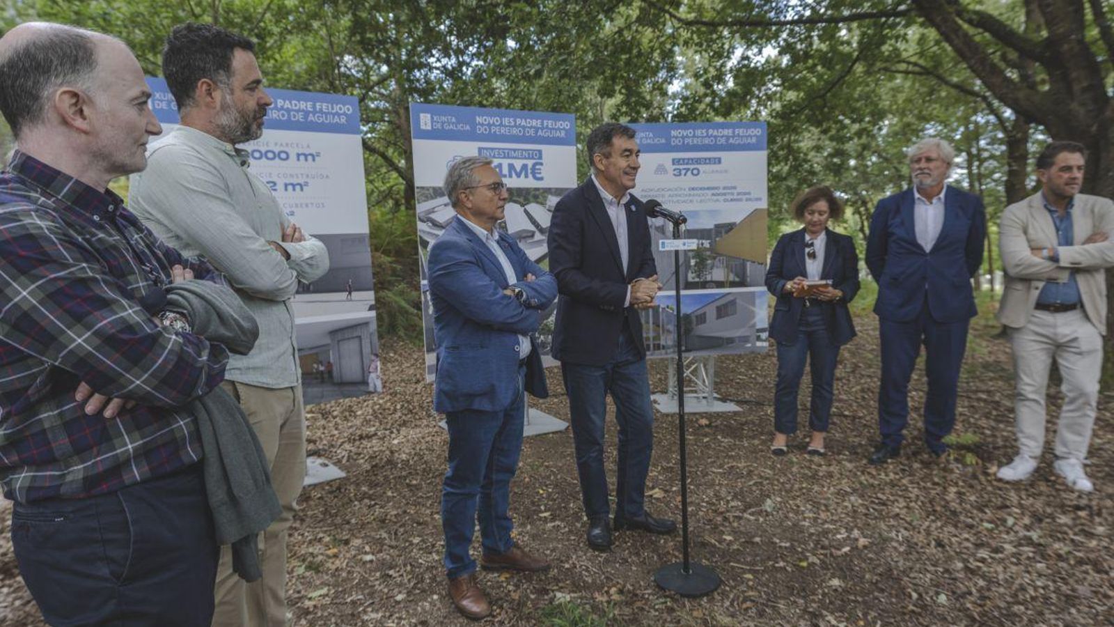Presentación del proyecto en Pereiro de Aguiar, ayer