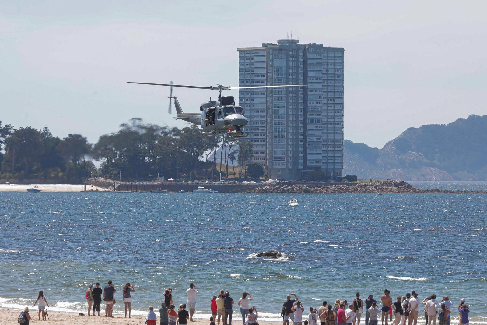 Exhibición flota Dédalo 24 en Samil.