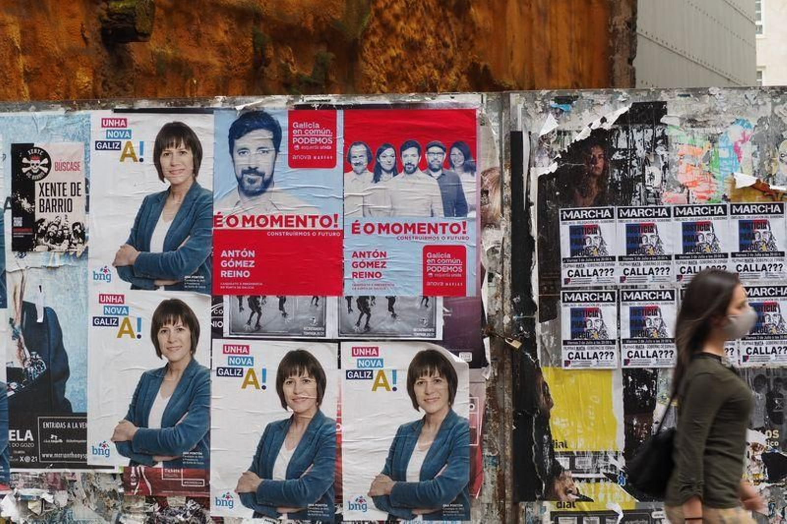 Cartelería de Ana Pontón y Gómez-Reino.