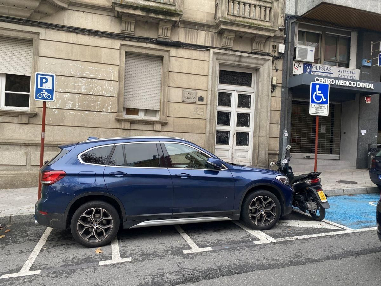 Aparcamientos en zonas prohibidas