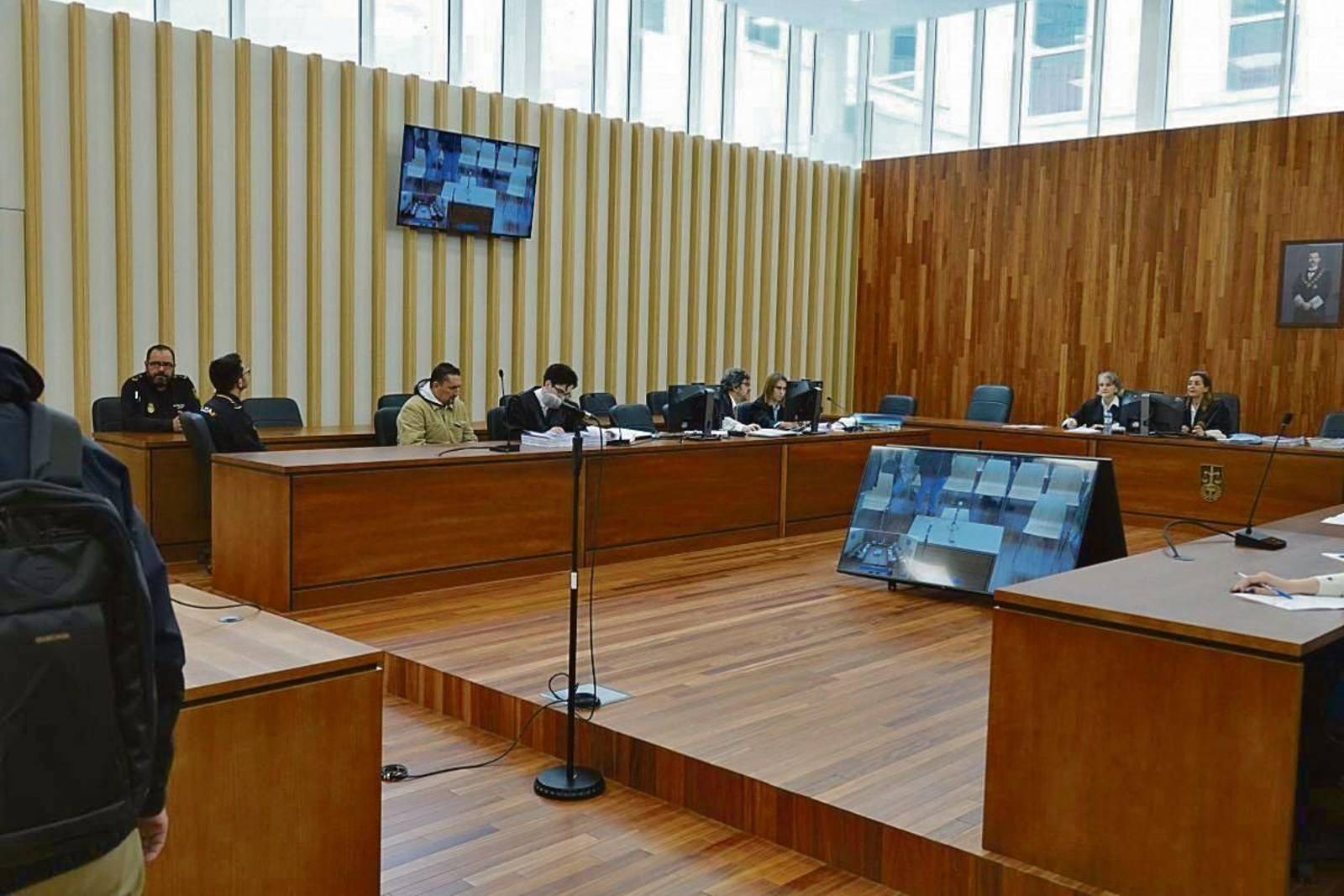 El juicio contra Manuel Matanzas por matar a su proveedor de drogas en Chapela fue el primero del año por tribunal popular y en la Cidade da Xustiza.