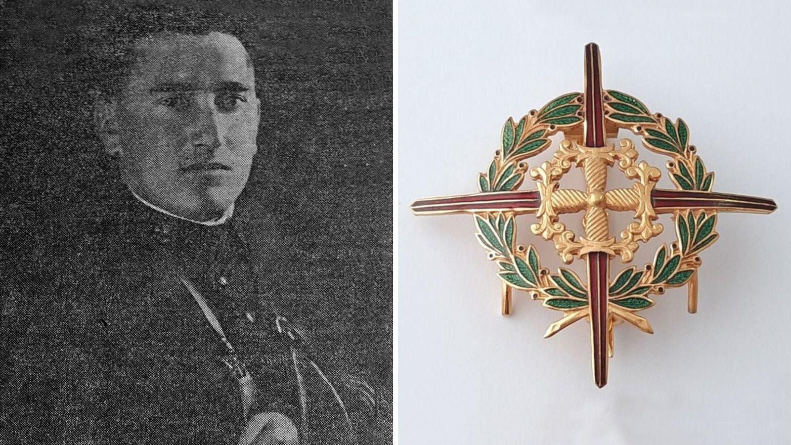Rapela o 17 de maio de 1931, cando recibiu a Cruz Laureada de San Fernando.