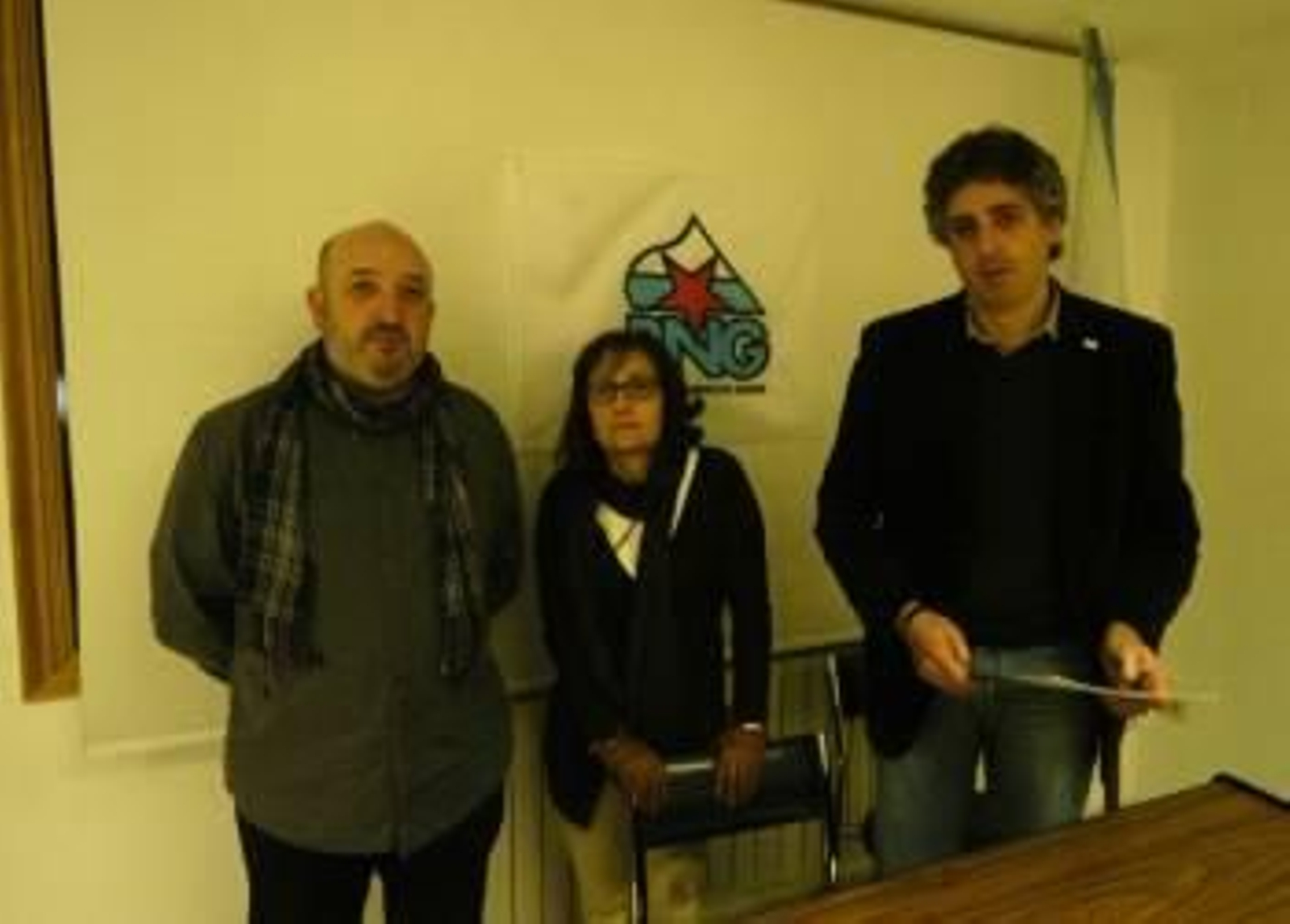 Cabanelas, Cachafeiro e Bouza. (Foto: MARTIÑO PINAL)