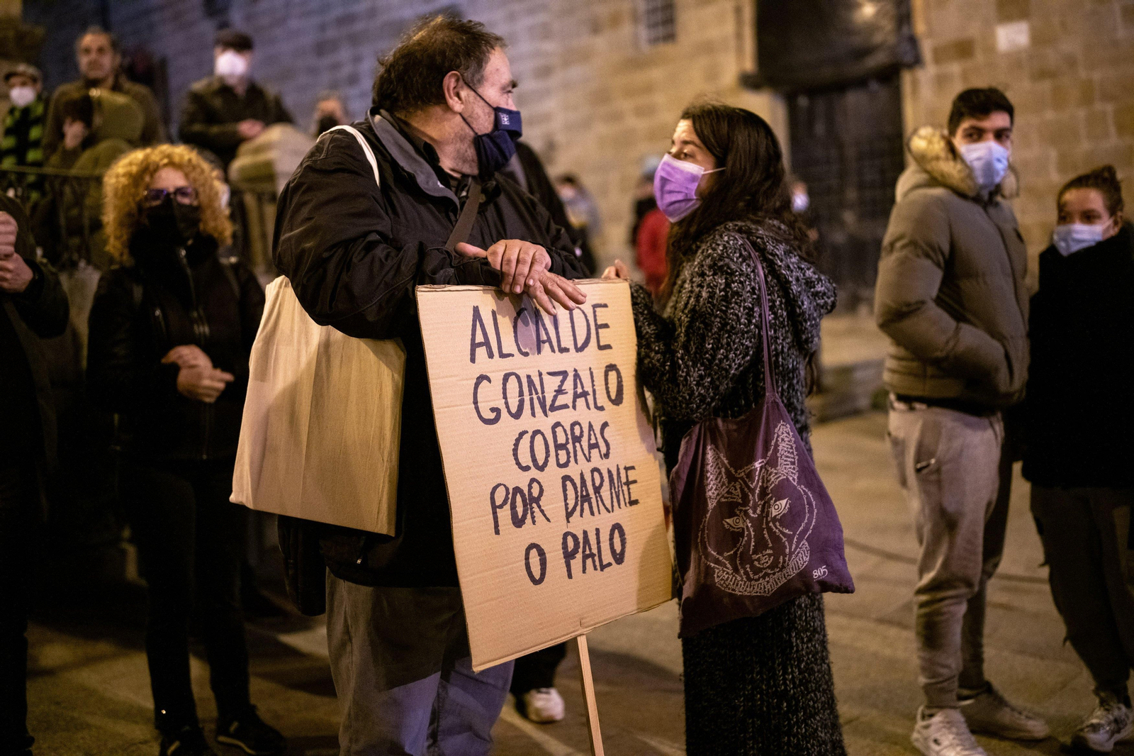 La manifestación de SOS Ourense colapsa la ciudad // FOTO: ÓSCAR PINAL