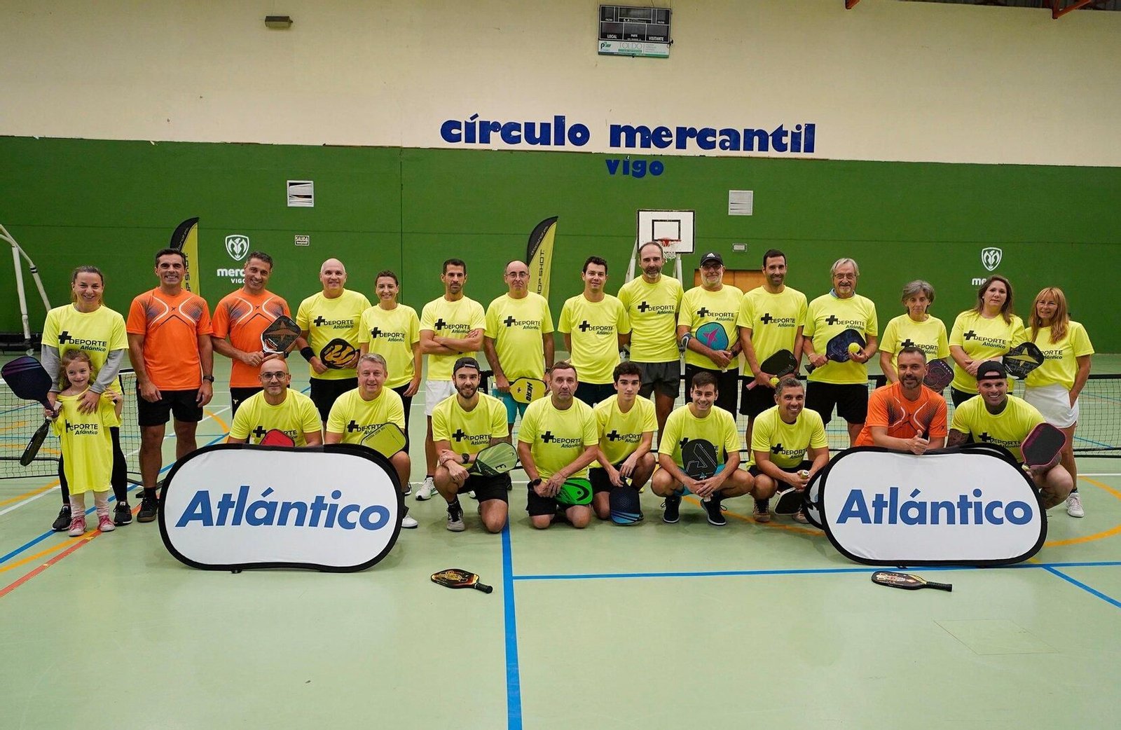 Pickeball con +Deporte Atlántico.