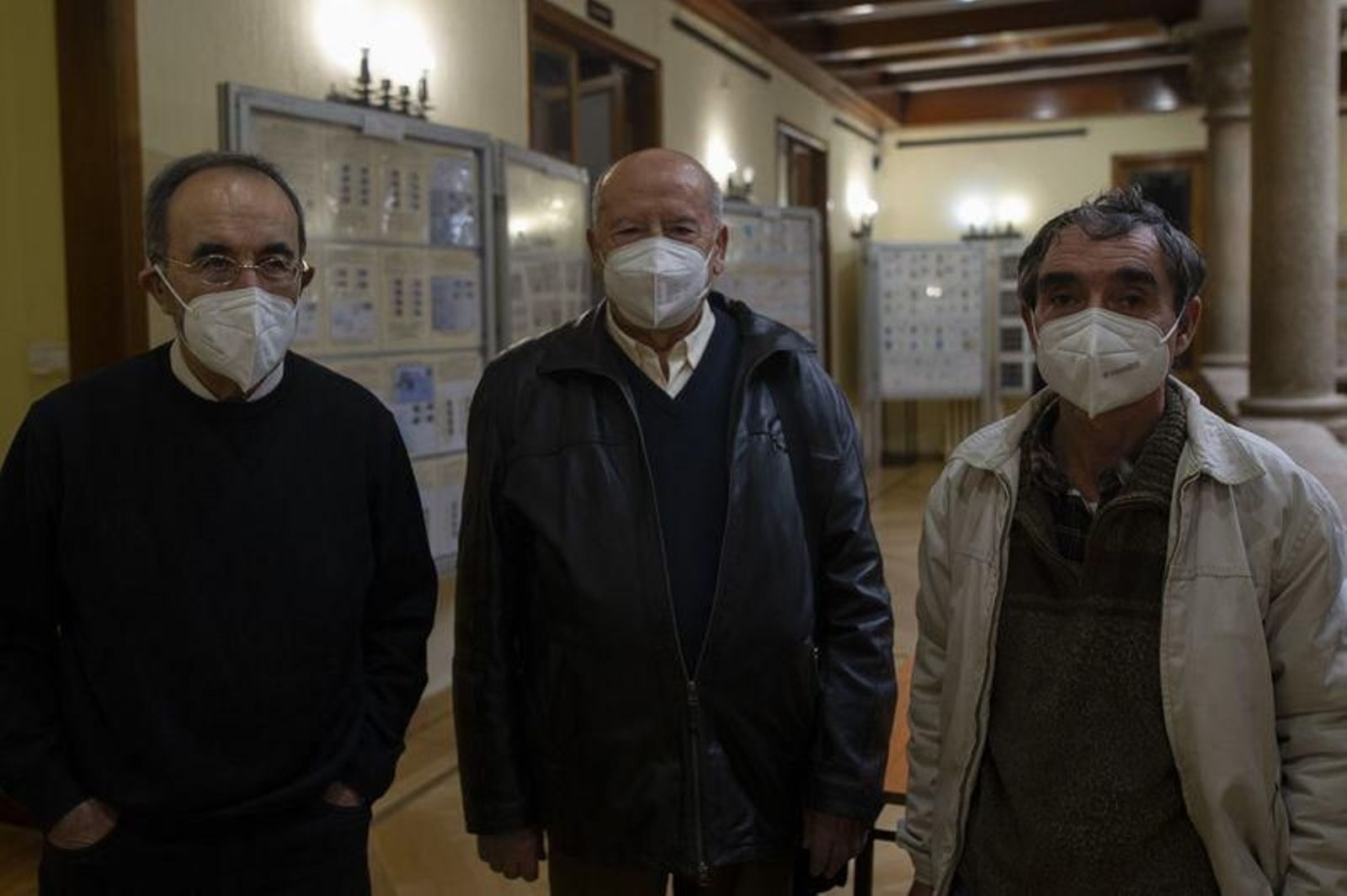 Xabier Casares, José Barros y Rafa. // FOTOS: MARTIÑO PINAL