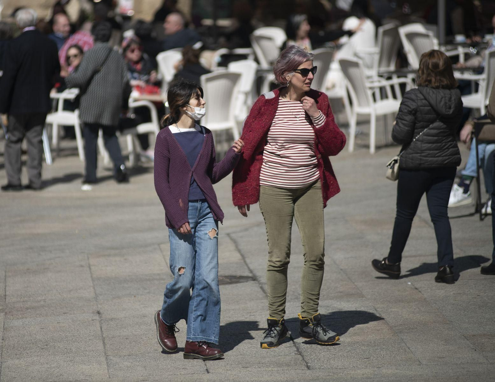Turistas en Ourense (XESÚS FARIÑAS)