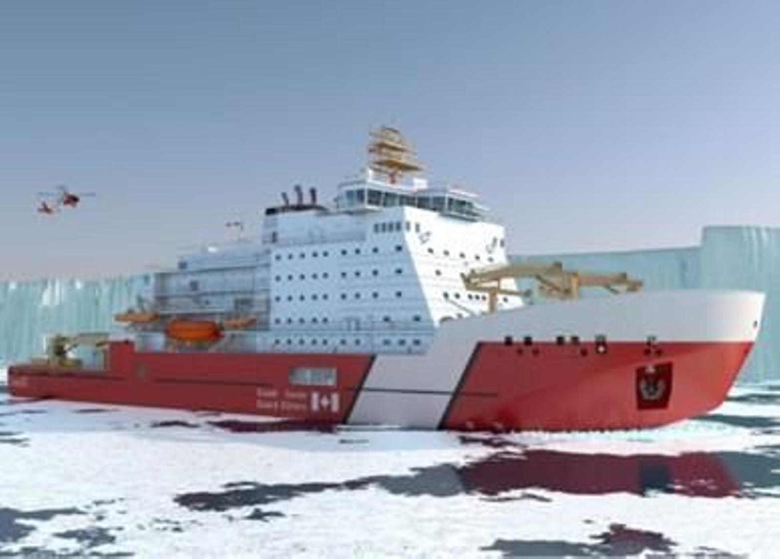 Infografía del rompehielos canadiense “CCGS Arpatuuq”.