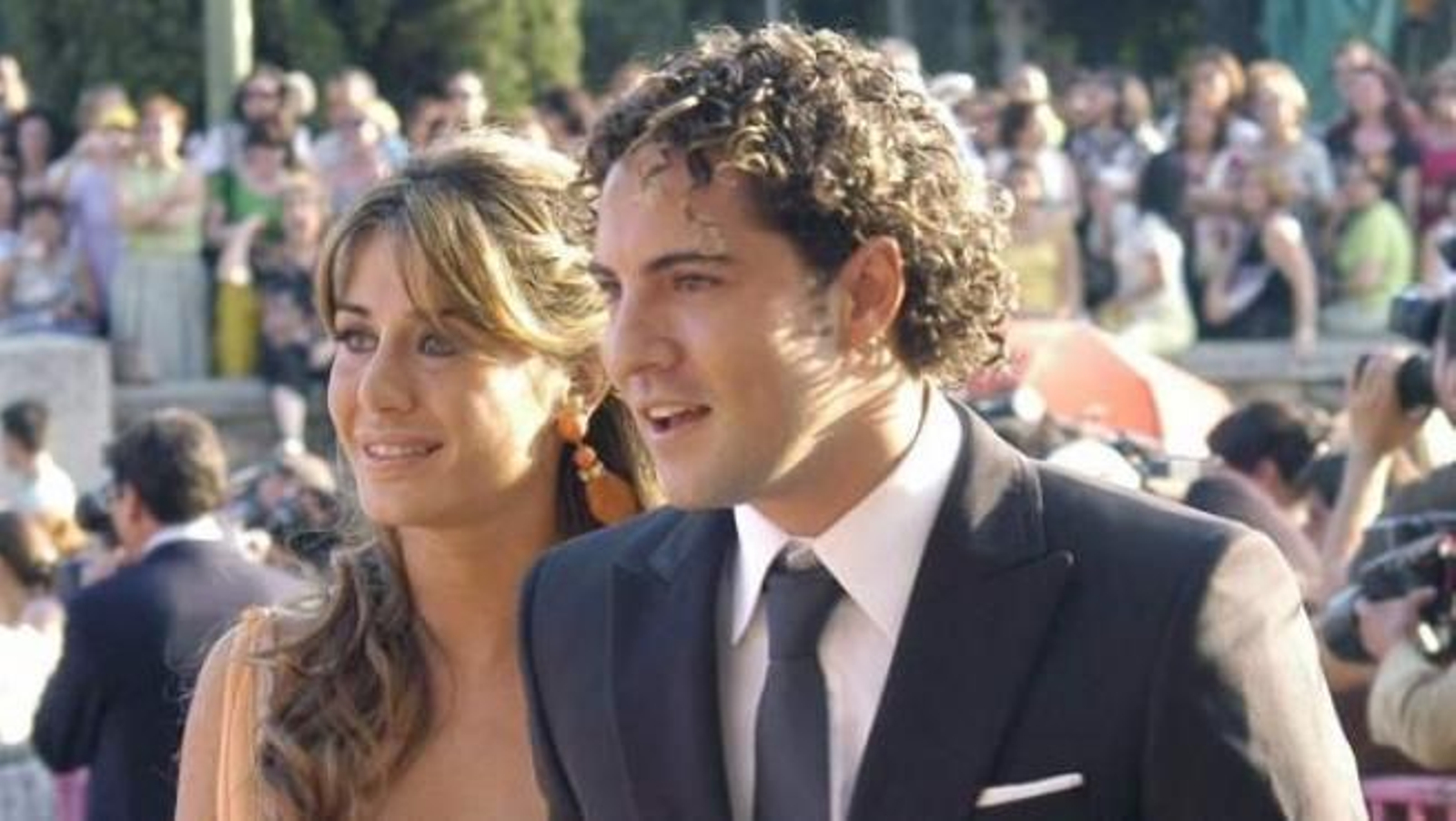 Elena Tablada y David Bisbal, cuando eran pareja.