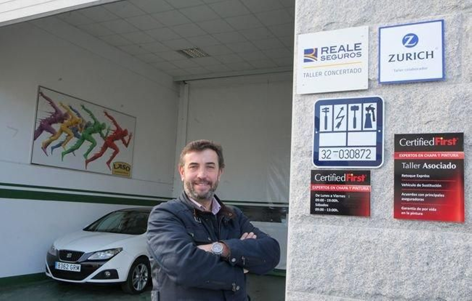 Luis Laso, gerente de Laso Asistencia, una de las empresas más emblemáticas de Ourense.