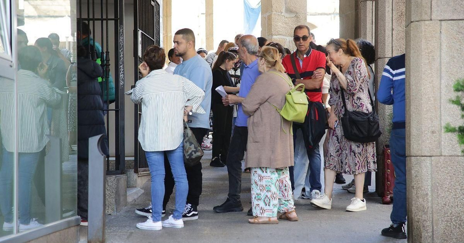 Colas en el registro municipal de Ourense