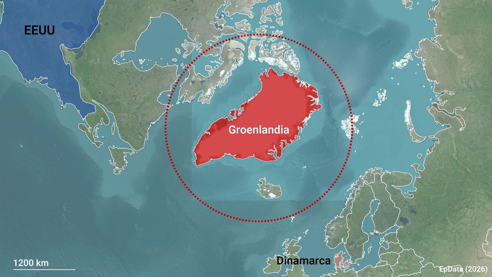 Mapa Groenlandia