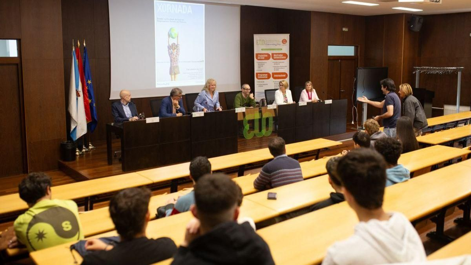 Aula universitaria en Ourense