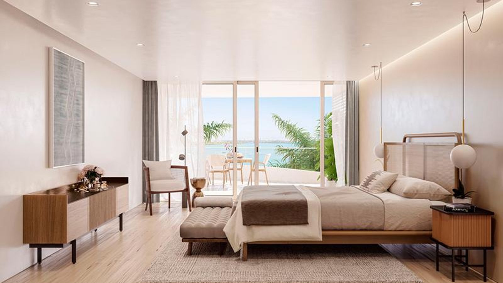 Interior de Onda Residences, en Miami