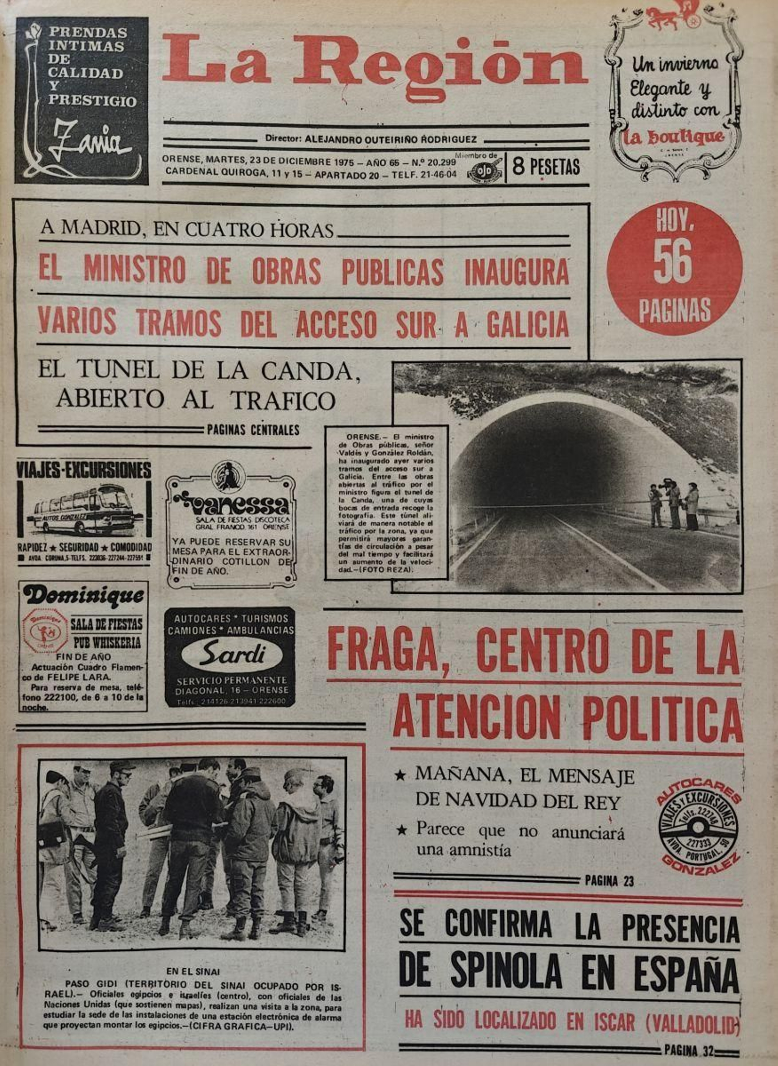 La primera 23 de diciembre 1975