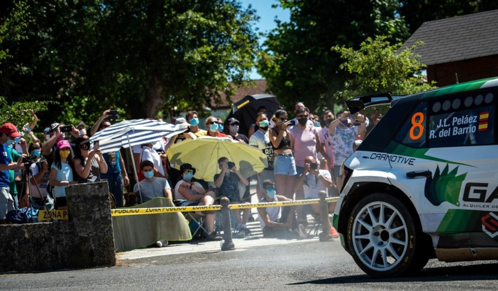 Tramo de Amoeiro en la edición del Rally de Ourense de 2020. FOTO: ÓSCAR PINAL