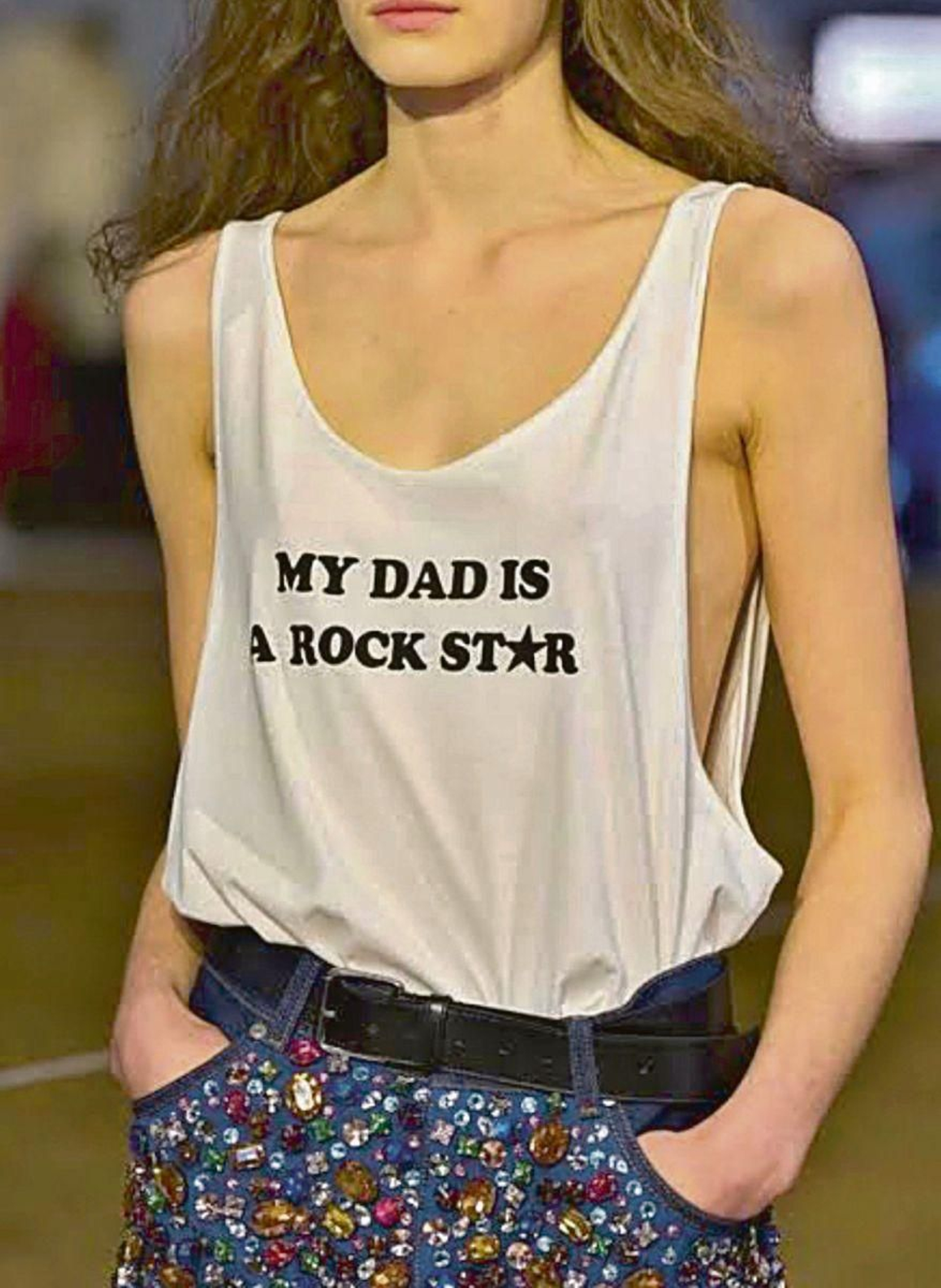 "My dad is a rock star"
