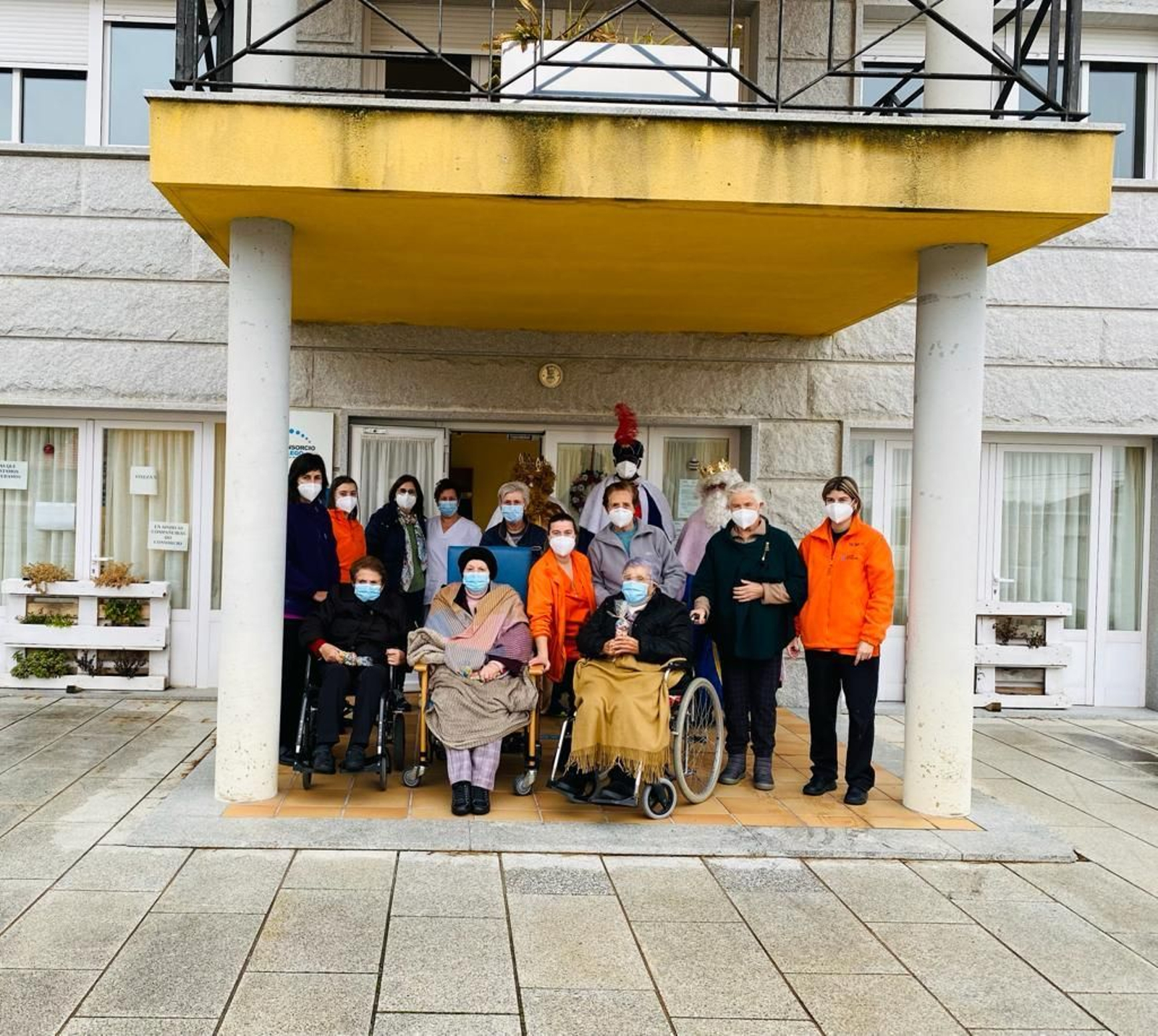 Visita a los ancianos de Oímbra.