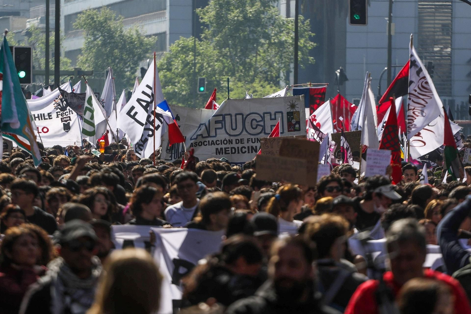 Protestas estudiantiles en Chile