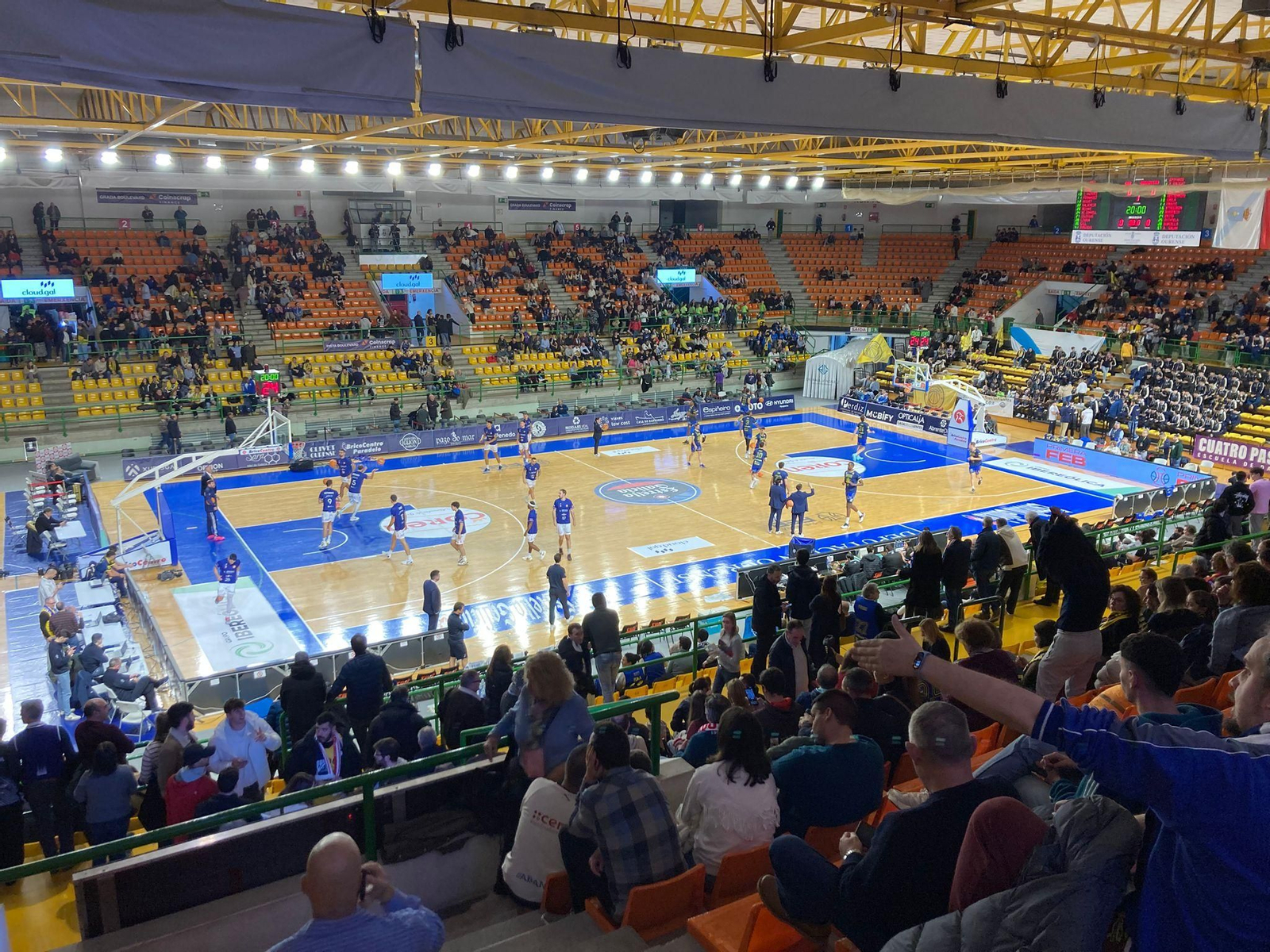 Galería | Tarde de baloncesto y derbi gallego en el Pazo, en imágenes