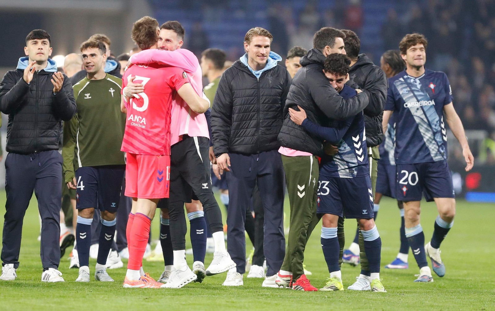 Galería | El partido de vuelta de Europa League Lyon-Celta