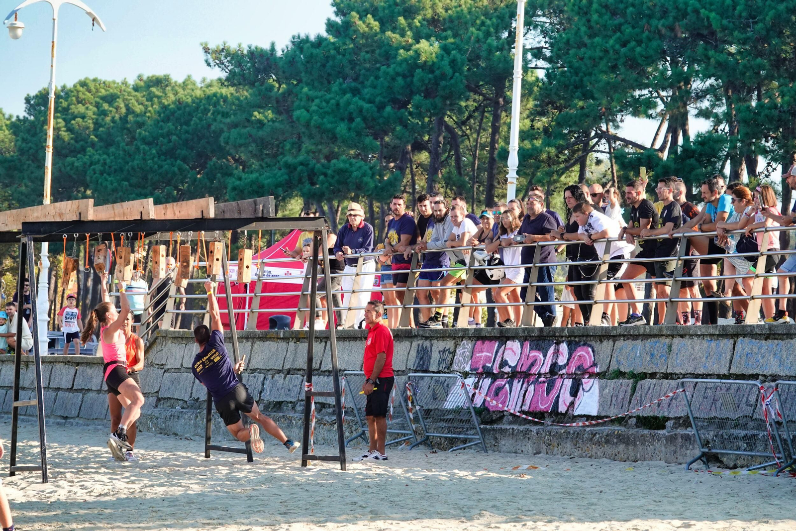 Participantes en el desafío Boot Camp en Samil.