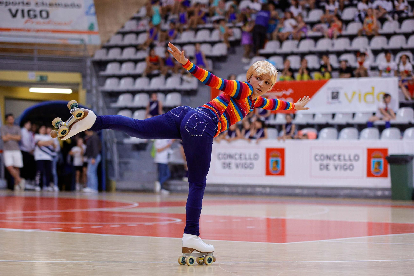 Galería | El pabellón de As Travesas celebra el Día do Patín