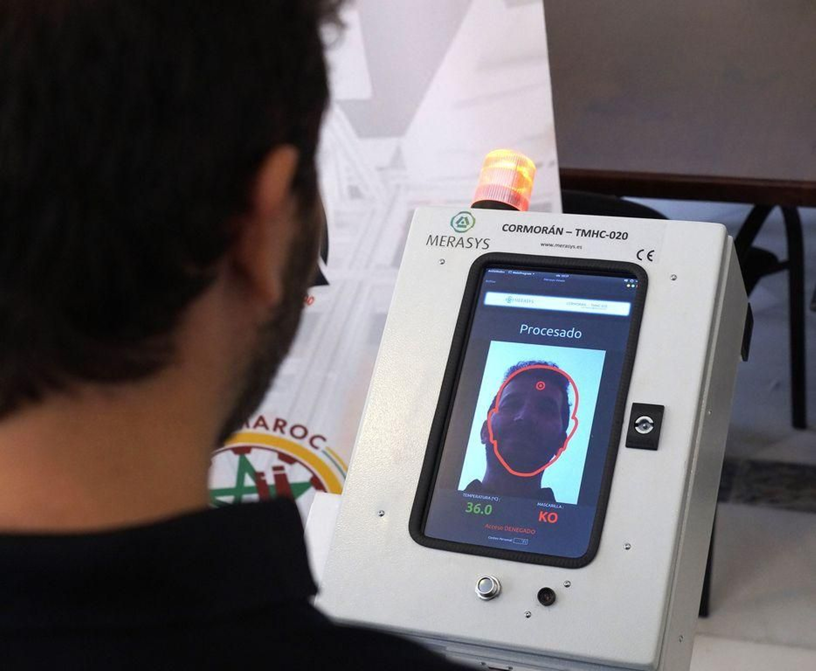 Cormorán deniega el acceso si la persona no lleva mascarilla.