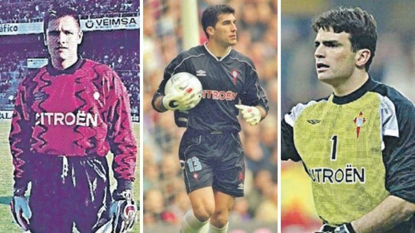 Cañizares, Pinto y Cavallero lograron el Zamora en su estancia en el Celta. Son los tres que tiene el club vigués.