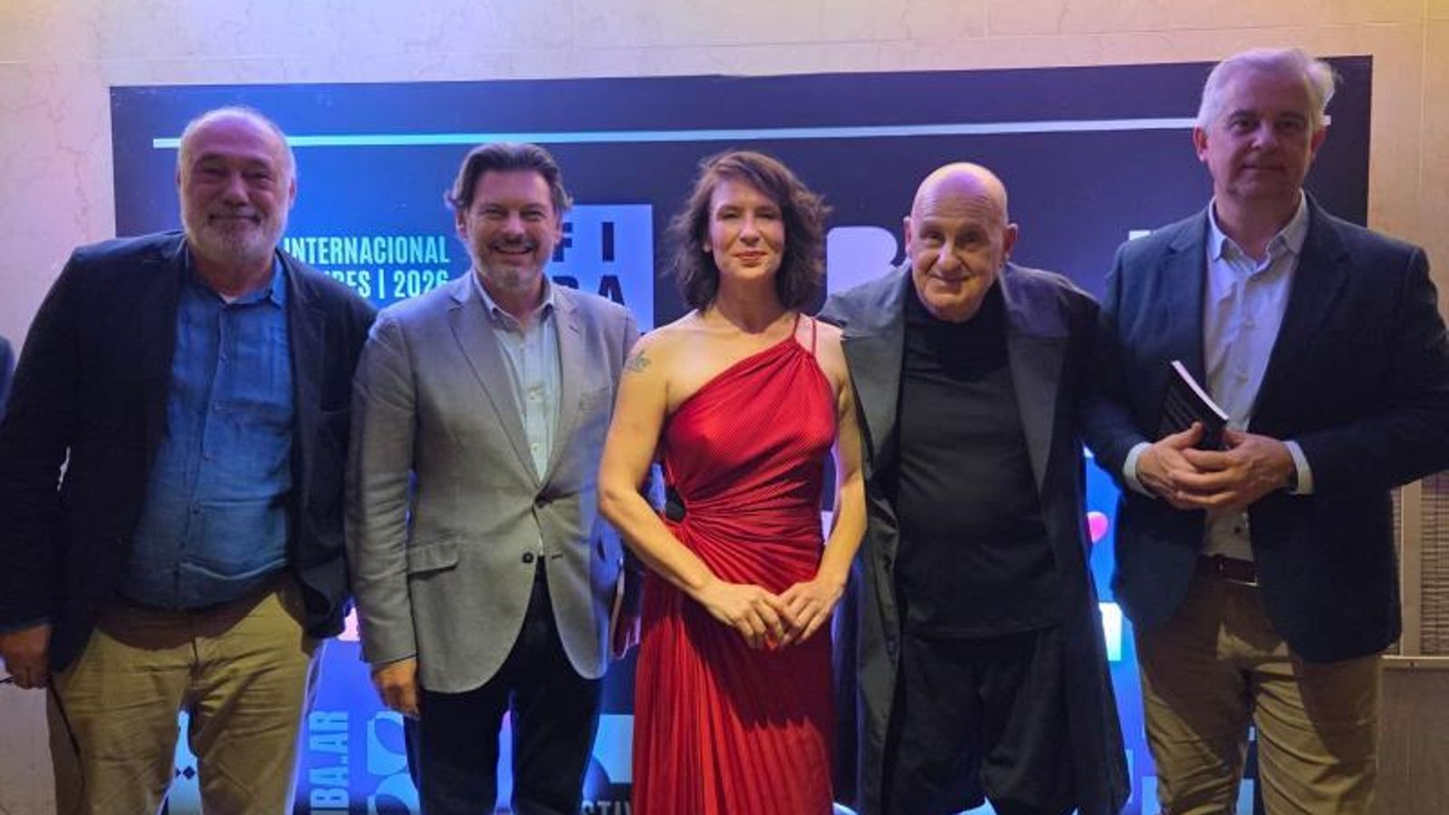 Miranda asistió a la rfepresentación de "Cicatriz"