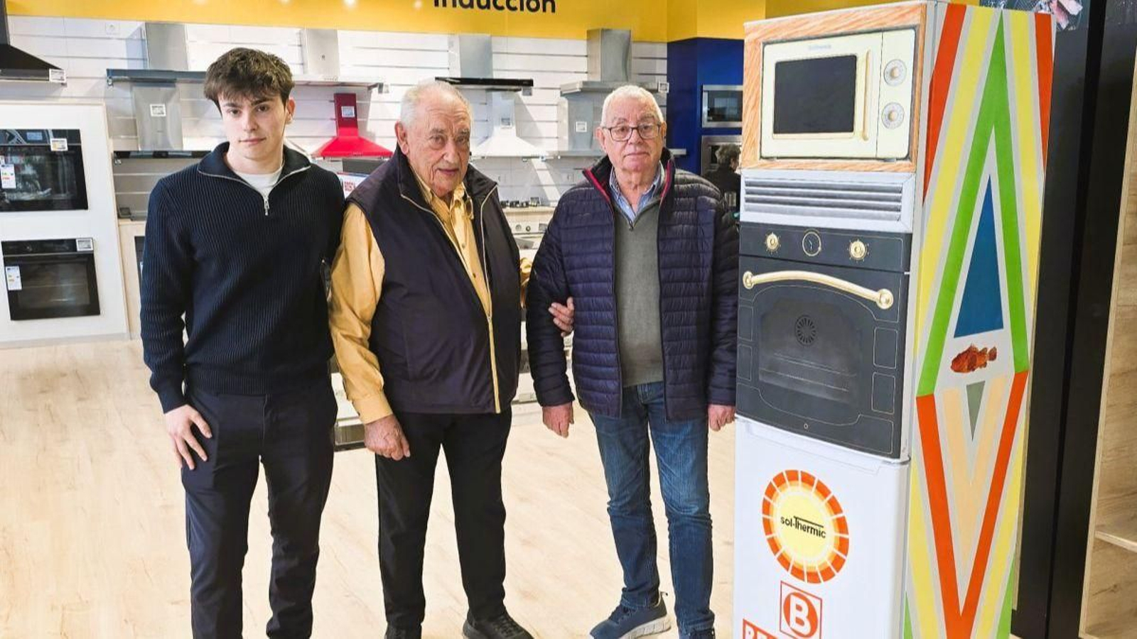 Jorge Sobrino Bermello, Jorge Bermello y Leandro Sánchez.
