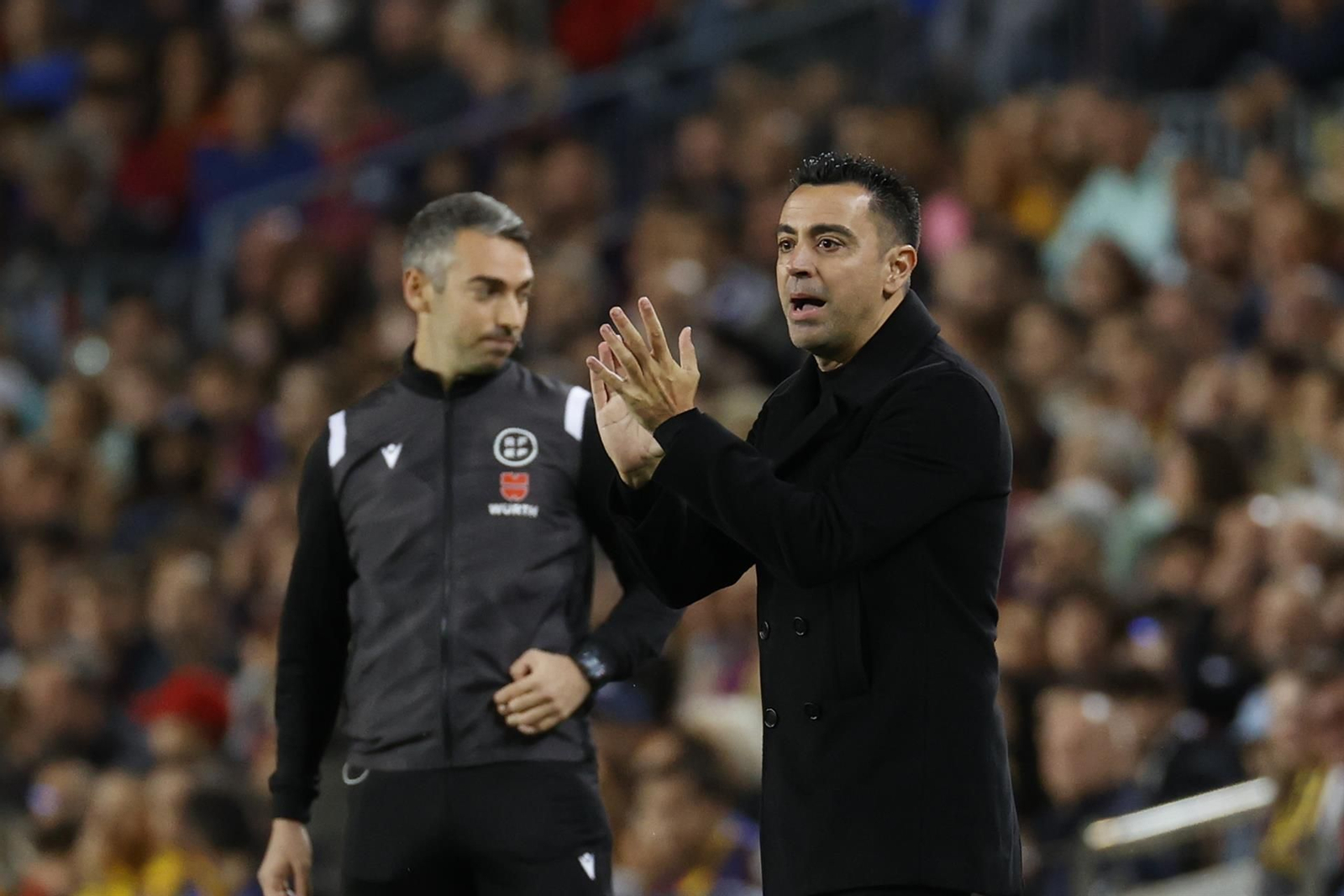 El entrenador del Barcelona, Xavi Hernández. // EFE