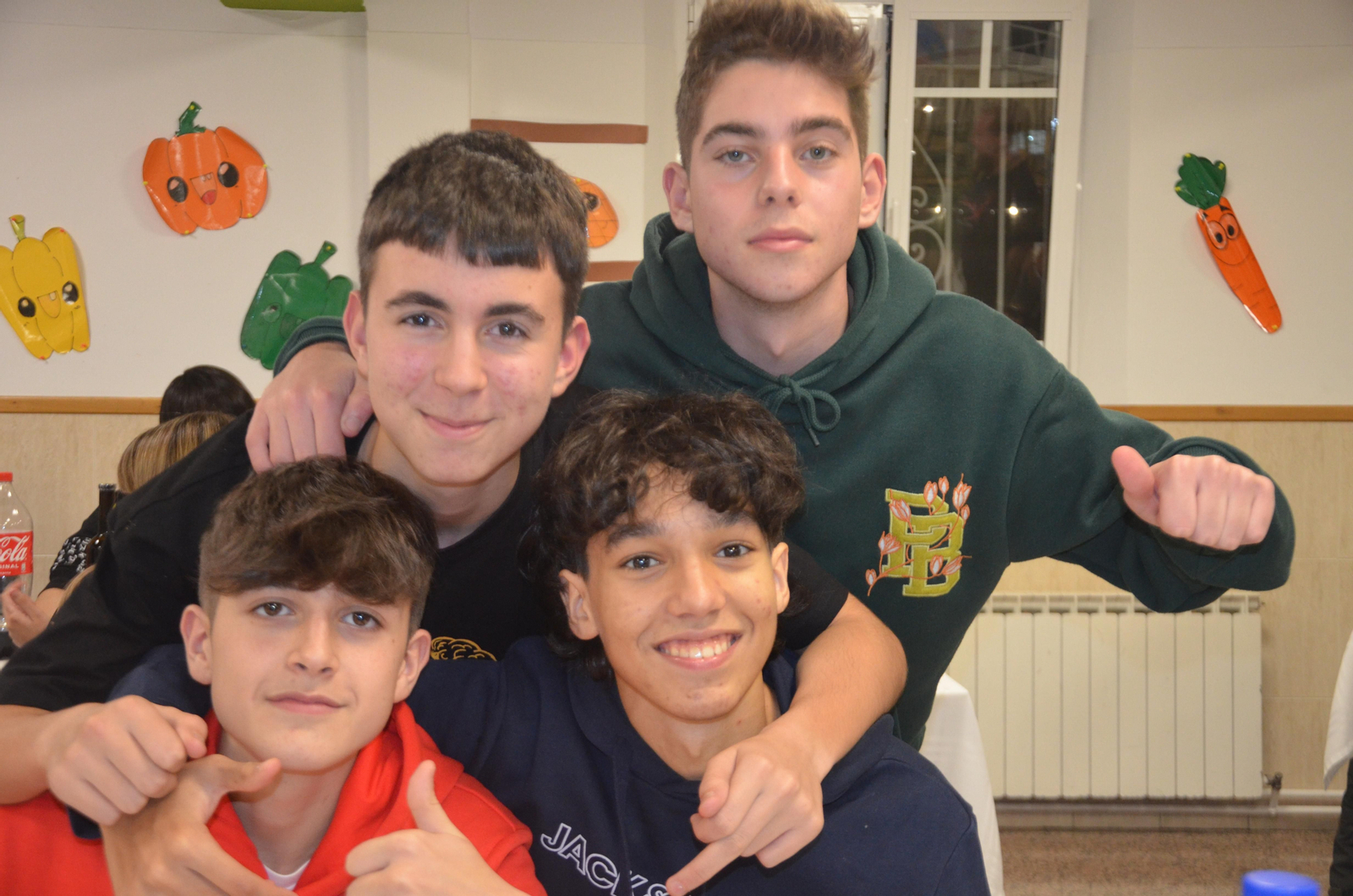 Juan Luis, Juan Arturo, Manuel e Martín.