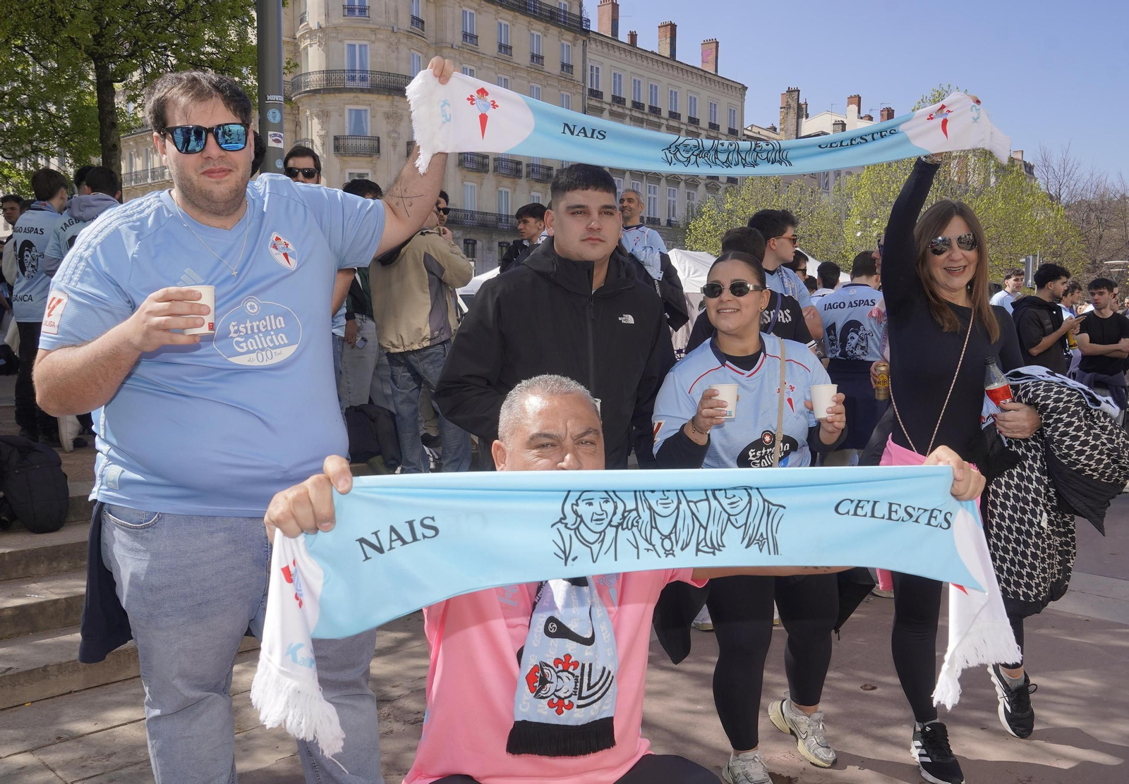 Galería | El mayor desplazamiento de aficionados con 3.000 celtistas en Lyon
